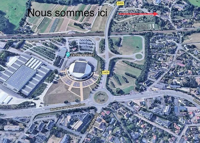 L'odon Semesterbostad Caen